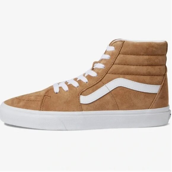 Vans Sk8-Hi Suede Shoe in Brown Pig Suede (NWOT) - Picture 2 of 9